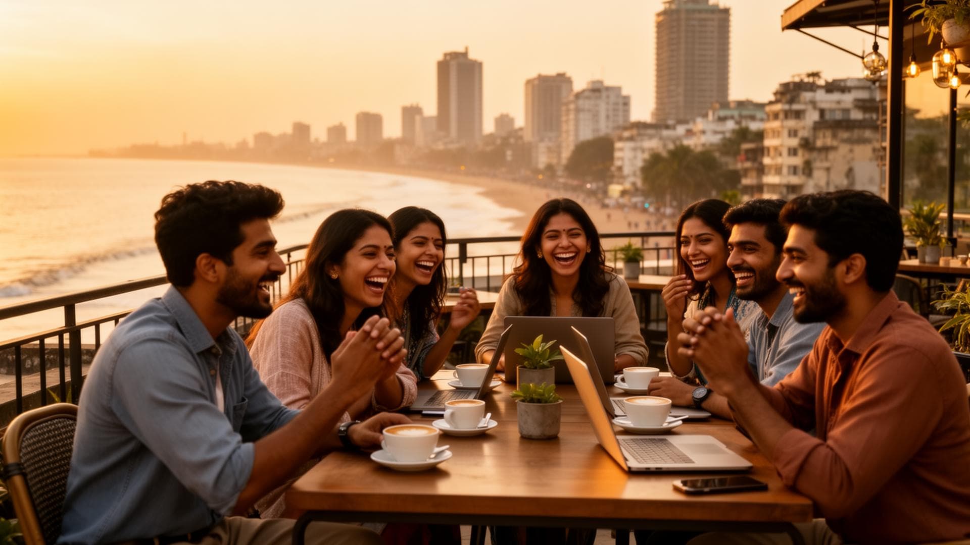 Friends in Mumbai